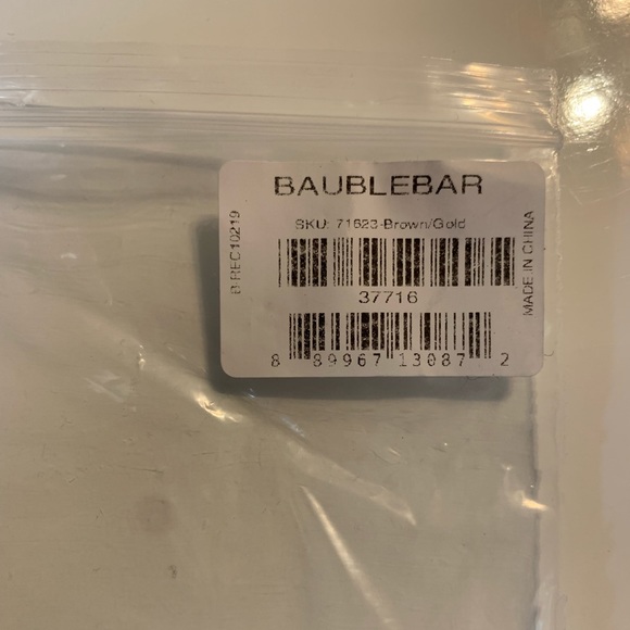 BaubleBar Tortoise Earrings- New - Picture 5 of 5